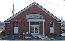 Boonville Public Library brick building